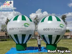 Balões infláveis promocionais Roof Top para concessionária Rodovia EcoRioMinas