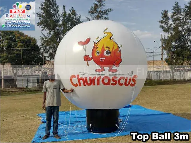 Top Ball inflável promocional para Churrascus