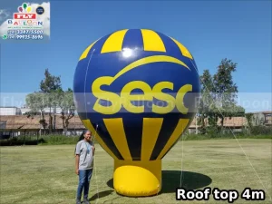 balão gigante promocional sesc